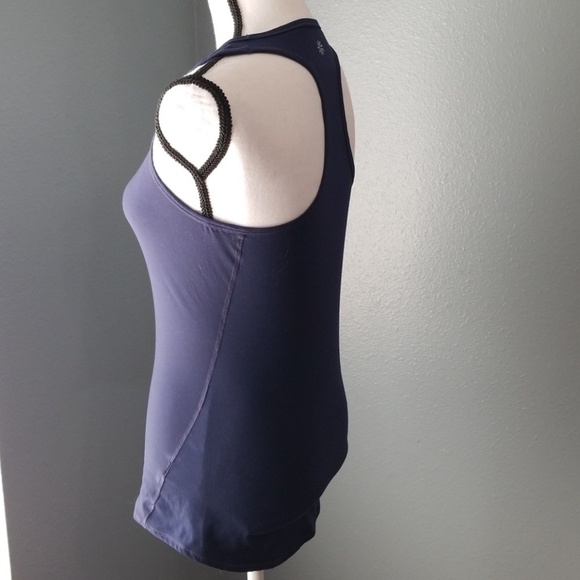 Athleta Navy Blue Racerback Athletic Tank Top - Picture 3 of 6